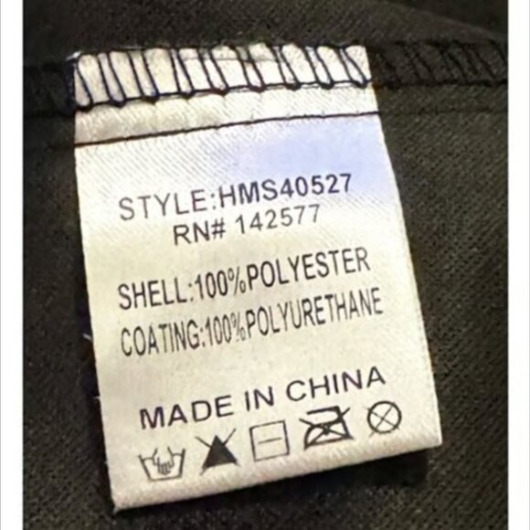 Haute Monde Black Soft Faux Leather Mini Skirt Pockets Elastic Hgh Rise Medium - Picture 5 of 9